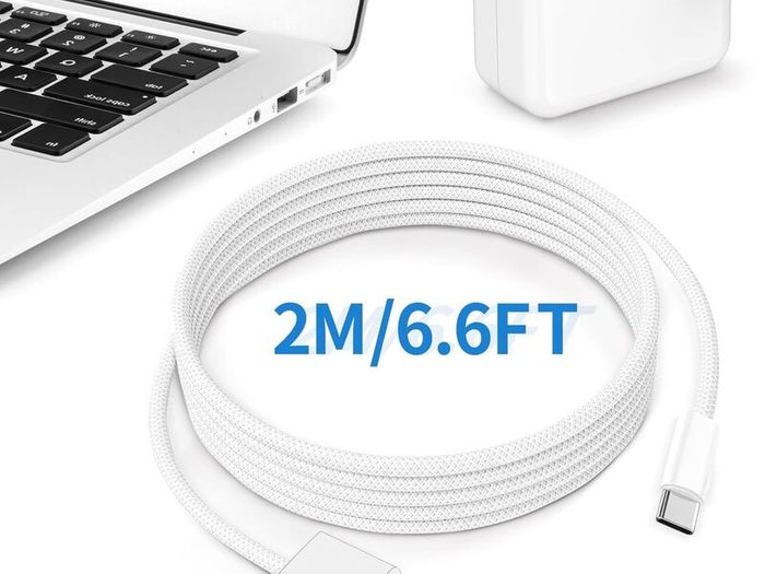 MacBook Charger - 30W C to Magnetic 3 Charger Compatible with Mac Book Air (M3, 2024 & M2, 2022 & M1, 2020), Mac Book Pro 13 inch (M2, 2022), Models A3113 A2681 Original Quality 6.6FT Braided Cable