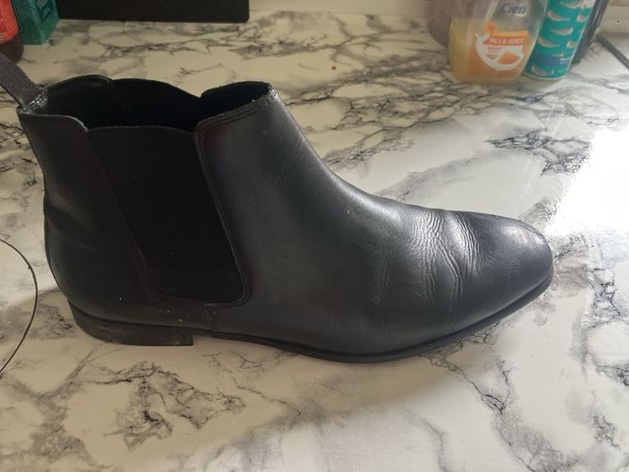 Zara leather boots