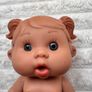 Marina & Pau Baby Doll Girl approx. 21 cm. Used Dirty Damaged Please  see photos Image 2