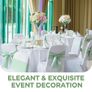 Folding Chair Stretch Covers with green sash - 40 in total. Never opened Image 3