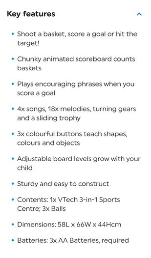 VTech Baby 3-in-1 Sports Centre