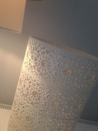 Lampshade metal white