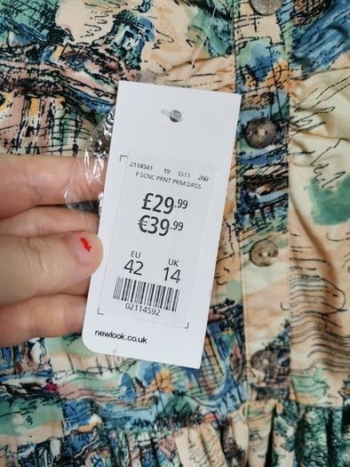 BNWT - New Look 100% cotton dress UK 14