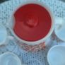 Vintage  1970s Arcopal France Milk Glass Jug and Cups Set Image 7