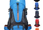 70L Large Camping Hiking Backpack Trekking Rucksack Men Women Outdoor Blue Redd