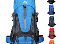 main image for ad 70L Large Camping Hiking Backpack Trekking Rucksack Men Women Outdoor Blue Redd