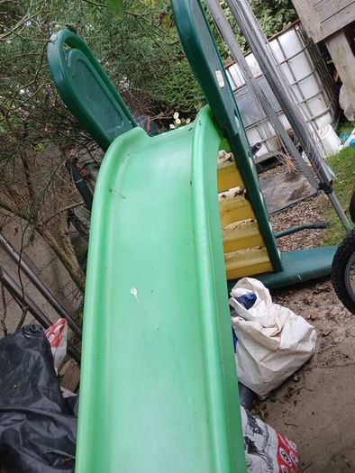 Little tikes play house, slide and cozy coupe car