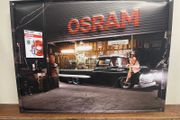 OSRAM metal sign