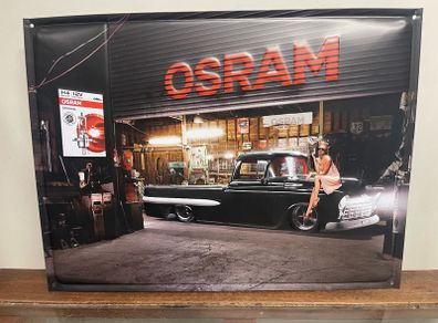 OSRAM metal sign