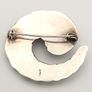 Vintage 925 Sterling Silver Swirl Brooch, Birmingham 1994 Image 5