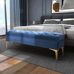 Bed Bench, Upholstered Bench Seat, Entryway Shoe Bench with Button Tufted for Bedroom