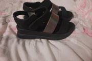memory foam wedge sandals