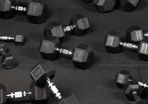 Rubber Hex Dumbbells 2.5 - 30kg (Full Set)