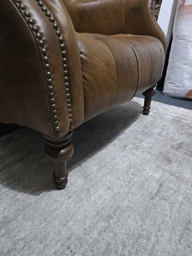 Classic Chesterfield Wingback Armchair