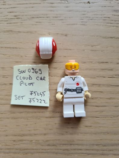 lego sw0969 cloud car pilot, set star wars 75245, 75222