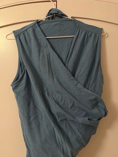 Seraphine Blue Skin to Skin Babywearing Sleeveless Top Size Large (16-18)