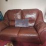 2 seater leather couch for sale Image 3