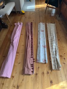 4 large roman blinds