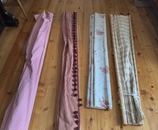 4 large roman blinds