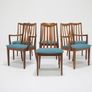 Vintage Set of Six Teak Fresco Dining Chairs With Carvers, G-Plan, United Kingdom, 1960s. Image 2