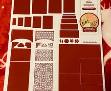 Side stepper card shape cutting die set
