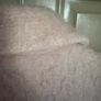 Wool mohair and alpaca mix oversized coat in blush Image 7