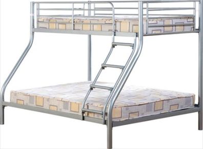 Triple Sleeper Bunk Bed in Silver