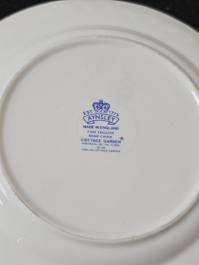 Aynsley Cottage Garden plates and sugar bowl