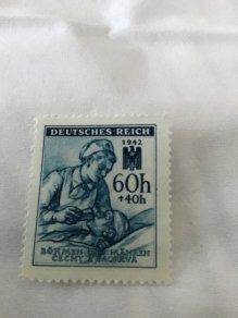 1944 WW2 German stamp
