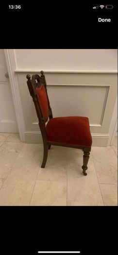 2No Victorian Chairs
