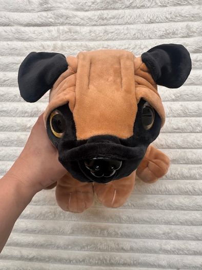 Squashy Paws French Bulldog Plush Whitehouse Leisure approx. 23 cm. Used Please see photos