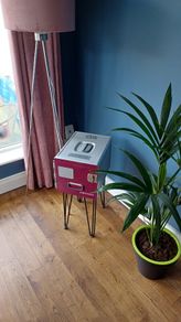 Brand new Air Italy Galley Box Airline Plane Atlas Storage Side Table Handmade