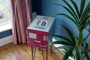 Brand new Air Italy Galley Box Airline Plane Atlas Storage Side Table Handmade