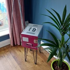Brand new Air Italy Galley Box Airline Plane Atlas Storage Side Table Handmade