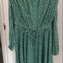 dress green polka dot size 12 off shoulder dress Image 5