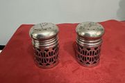 silver plated salt &amp; pepper