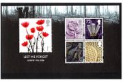 2006 Great Britain "Lest We Forget" 90th Anniversary of the Battle of Somme 1916-2006 Commemorative &amp; Definitive Stamps Miniature Sheet Mint Never Hinged (MNH)