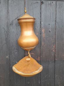 Vintage Copper Decorative Wall Fountain