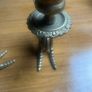 2 Antique solid brass  Dragon  candle sticks Image 8