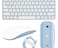 Apple Magic Keyboard with Touch ID A3118 + Magic Mouse A3208 + Cable GENUINE (Brand New/ Type C) Gold