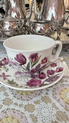 Four Cups and Saucers