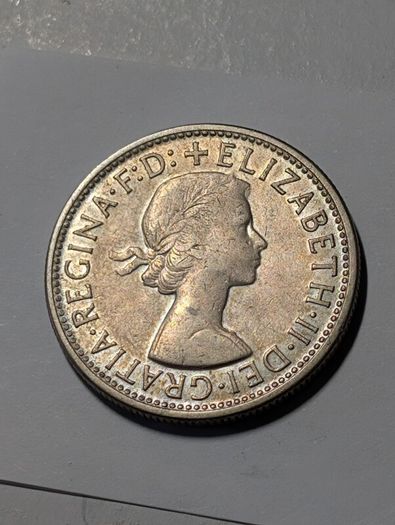 Australia Silver Florin 1956