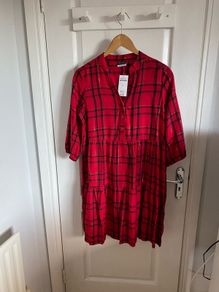 NWT ladies tartan dress size 8