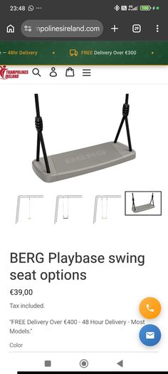 Berg PlayBase Climbing Frame - Large (Still in Box)