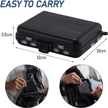 NEW SALE | 278pcs Carp Fishing Tackle Job Lot in Box Clips Hooks Quick Change Swivel Links Shrink Tubes Corn Rubbers Terminal Tackles Green Black