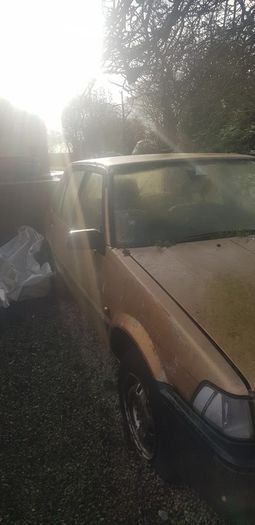 Vintage Toyota Corolla supplied with spare engine