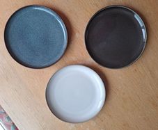 Set of 3 Ikea Glazed Side Plates