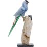 Handcrafted Macaw Quartz Sculpture, Vibrant Gemstone Art Piece, Exotic Home Decor, Unique Nature-Inspired Gift Image 5