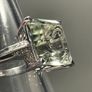 Sterling silver 925 with Prasiolite and Natural Zircon Image 2