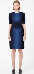 COS wool jacquard dress